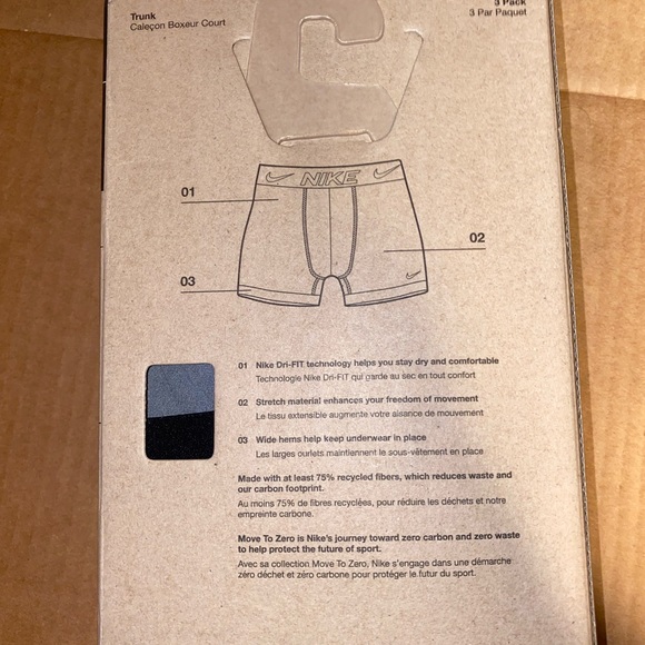 Nike Dri-FIT Essential Micro Trunk 3-Pack - Picture 4 of 5